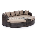 Cozy outdoor furniture rattan woven sofa set wicker sofa for patio